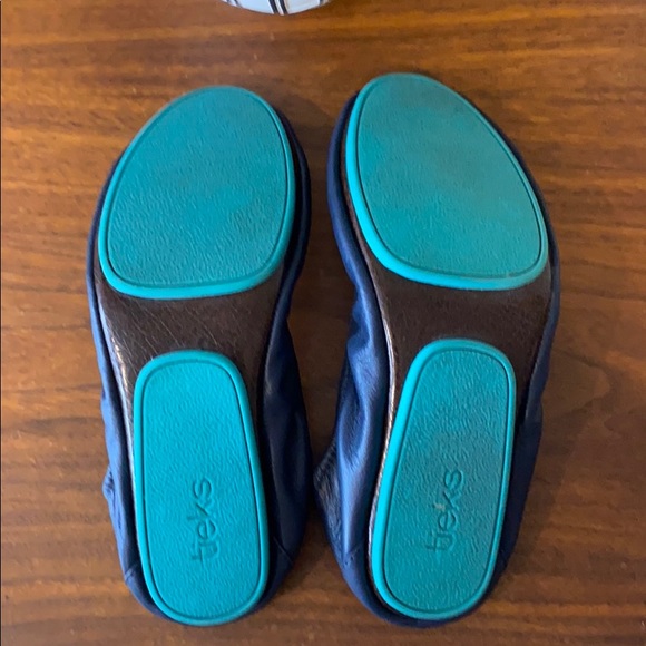 Tieks Shoes | Tieks Packable Ballet Flats In California Navy | Poshmark